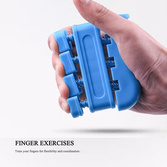 Trainer Spring-Loaded Exerciser Tool 4 Pieces Finger Strengthener Hand Exerciser for Guitar Practice Rock Climbing Training and Physical Therapy Wbb15406