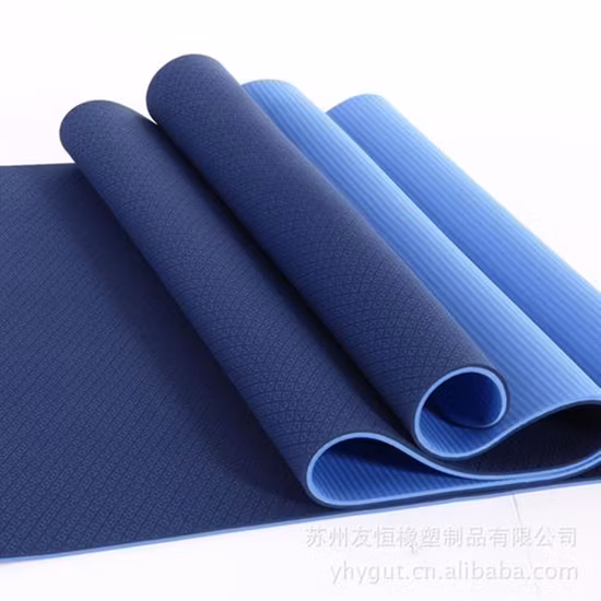 Pliates Customized Logo Print Non-Slip Anti Skid Waterproof Cork Suede PVC TPE EVA PU Eco Natural Rubber Home Gym Yoga Fitness Exercise Mat