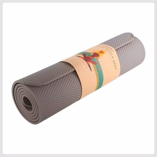 Gym Eco-Friendly Double Color Layer Exercise Non-Slip TPE Foam Yoga Mat
