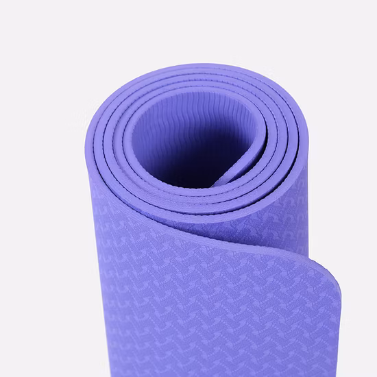 Manufacture Wholesale Price China Factory Custom Logo Gym Equipment Fitness Home Gym Waterproof Yoga Training TPE Foldable Yoga Mat