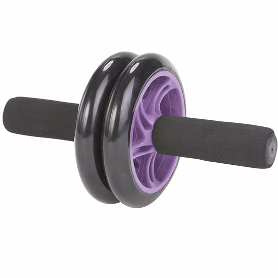 Gym Fitness Four PU Wheels Double Bearing Ab Wheel Roller for Abdominal Exercise Rodillo De Rueda Ab Wheel Roller