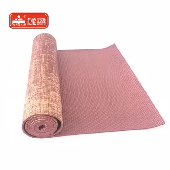 Hot Selling Eco Friendly Fitness Natural Rubber PVC Yoga Mat