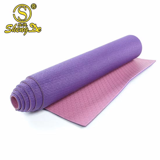 China Wholesale Recyclable Latex Free PVC Organic Yoga Mats Manufacturer