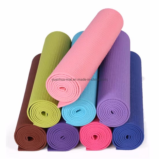 Hot Sales Wholesale Custom Logo Private Label Fitness Yoga Exercise Eco-Friendly Non-Slip High Quality PVC Yoga Mat 3mm